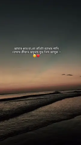 আমার ঝরে যাওয়া প্রতিটা চোখের পানি তোমার জীবনে অফুরন্ত সুখ নিয়ে আসুক..! #foryou #trending #foryoupageofficiall❤️❤️tiktok #foryoupageofficiall❤️❤️tiktok #tiktokviralvideo 