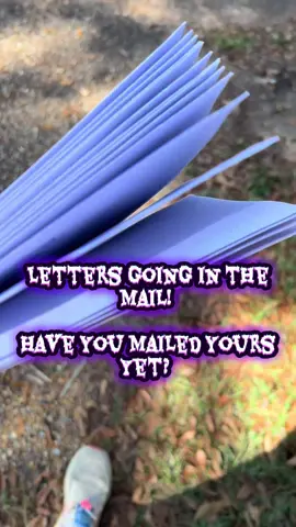 Got mine out! Going to pay for Christmas this year!!! #sidehustle #letterwriting 
