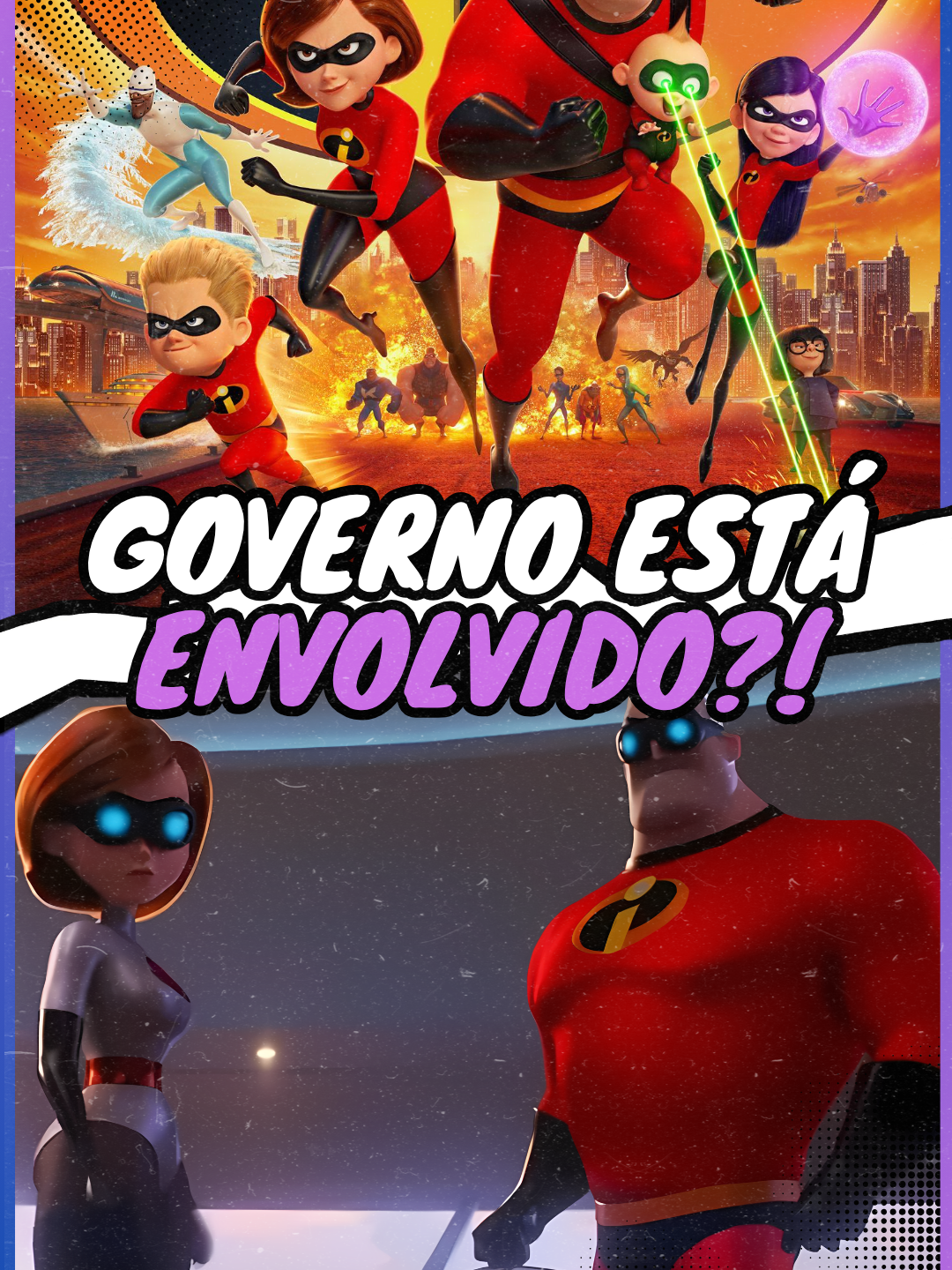 O GOVERNO ESTÁ APAGANDO OS SUPER-HERÓIS? 🤯 | Os Incríveis #pixar #osincriveis #animação #vtuber #vtuberbr