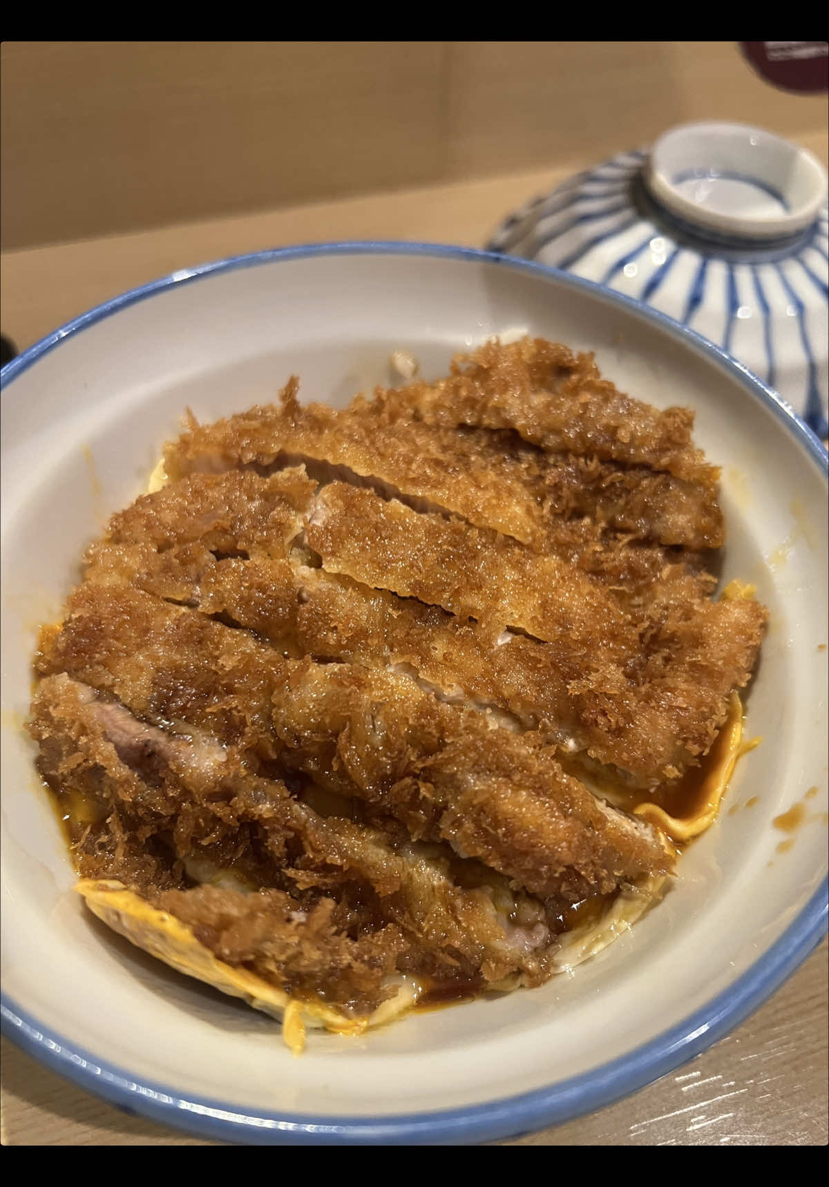 I’m not usually one to wait in lines but it’s the norm here in Japan!!  This was at Katsudon-ya Zuicho in Shibuya and overall worth the wait!!  #tokyo #japanesefood #japan #tokyotravel #japanfood 