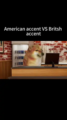 American accent versus British accent#british #america #humour #fypage 