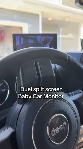 @Babyvue Duel split screen baby car monitor  #babycarcamera #carcamera #newbornessentials #tiktokshopblackfriday #tiktokshopcybermonday 
