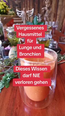 Vergessenes Hausmittel zur Stärkung für Lunge und Bronchien, Naturheilkunde ist sooo wichtig ☝🏻 #lunge #hausmittel #kräuterblütenliebe 