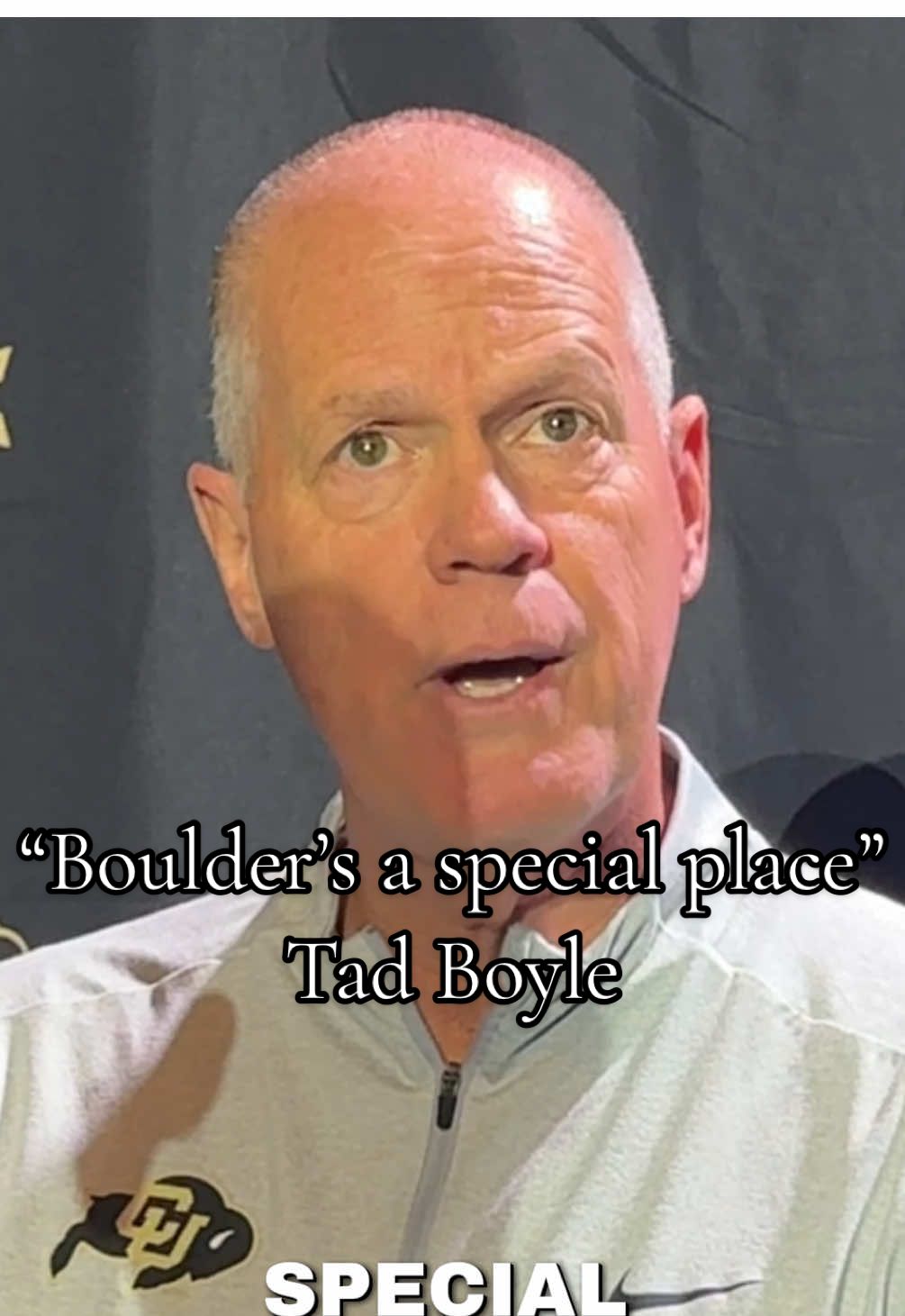 Colorado men’s basketball head coach commented on the culture of the Universiry of Colorado and Boulder.  #colorado #fyp #coloradobuffaloes #collegebasketball #boulder