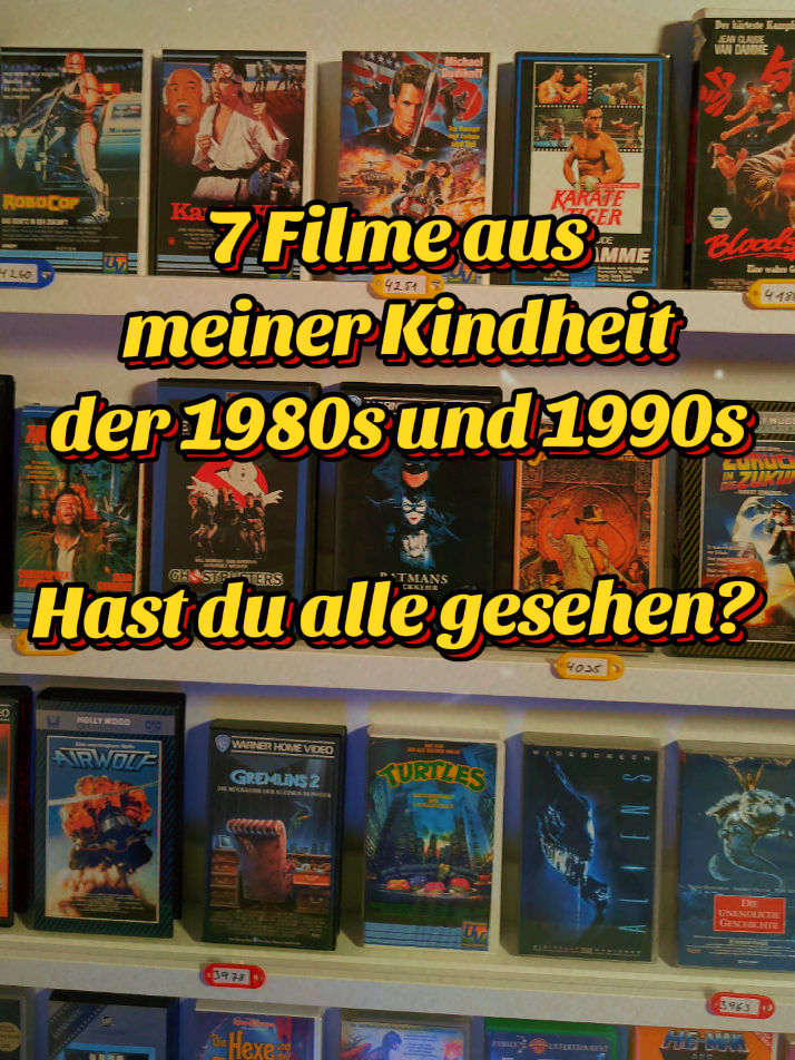 7 tolle Filme aus meiner Kindheit in den 1980er und 1990er. Einfach super Filme aus den 80s und 1990. Erinnerst du dich? Hast du alle Filme gesehen? 🤩 Folgt mir für mehr Kindheitserinnerungen. #1980s #1990s #80skid #childhood #oldmovies 