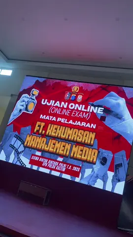 Mohon izin Komandan,mohon izin senior melaporkan kegiatan UJIAN ONLINE FUNGSI TEKNIK KEHUMASAAN DAN MEDIA SISWA BINTARA POLRI T.A 2025 #fyp #spnpoldakaltim #polriindonesia 