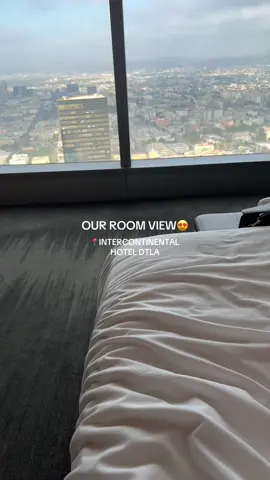 Experience the breathtaking hotel view ỉn downtown LA🫶🏻 #losangeles #intercontinentalhotel #losangelesvibes🌴🌞 #placetovisit #fypシ゚viral 