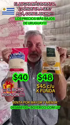 👉 BOYERCO IMPORTACIONES 🏠 Chapicuy esq. Saint Bois, Montevideo 🕓 Lunes a Viernes de 7 a 17 hs. Sábados de 6 a 13 hs. WWW.BOYERCO.COM.UY 📒 Solicitá catálogo al 095 888 100 Pedidos 095 888 443 📧 boyercoimportaciones@gmail.com  📢 Atención mayoristas, distribuidores, grupos de compra, supermercados, revendedores, emprendedores y feriantes de todo Uruguay.  🎁 Los mejores precios directo de importación.  👌 Precios impuestos incluidos, pago contado, venta por funda, paquete o por caja y a retirar.  📢 Hasta agotar stock o fin de promoción.  📷 Fotos meramente ilustrativas.  👉 Los precios pueden cambiar según costos de importación. #boyerco  #importaciones   #ofertas  #bicho #elbicho
