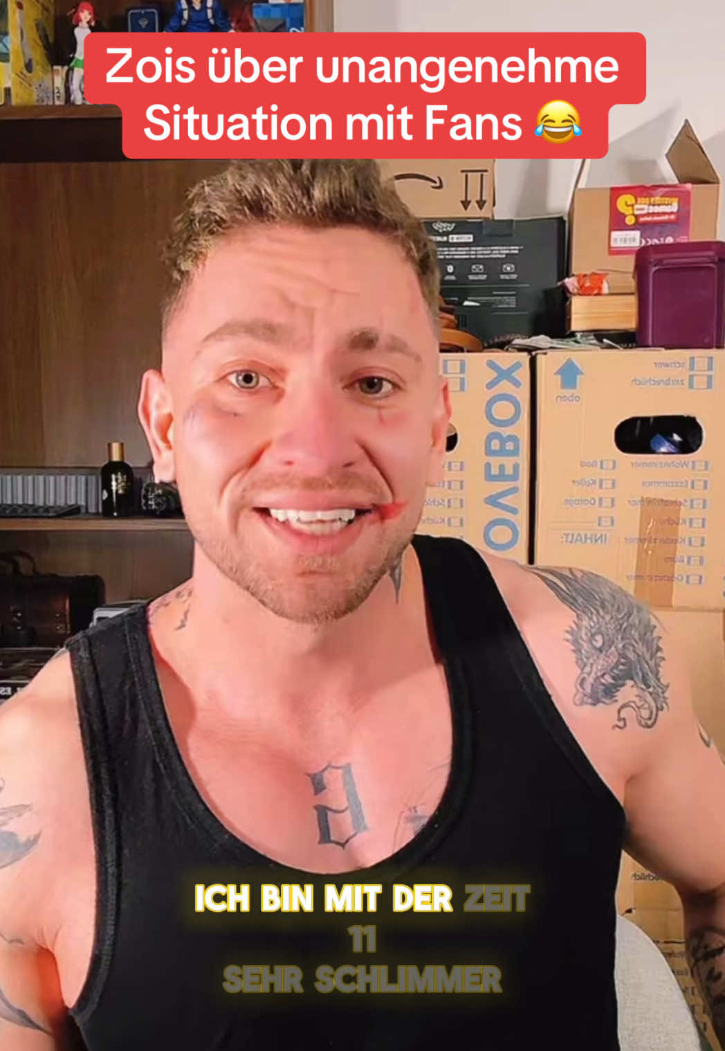 Zois ist oft draußen unterwegs und trifft dementsprechend auch viele Fans. Er erzählt uns von einer Situation die er sehr cringe fand #Zois #mois #joker #zet #moiszet 