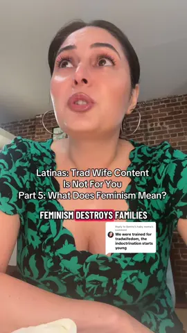 Replying to @Benito’s baby mama the backlash is just the patriarchy losing its power don’t fall for this rhetoric.  #latinas #educatedlatina #chicanas #latinacontentcreator #feminism  @Itzett 