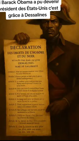 Si le mot liberté peut se prononcer dans la bouche des noirs, c’est grâce à Dessalines. 
