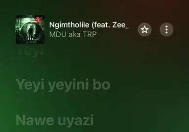 Ngimtholile 💚 #amapiano #fyp #mduakatrp #newmusicfriday #newmusic 