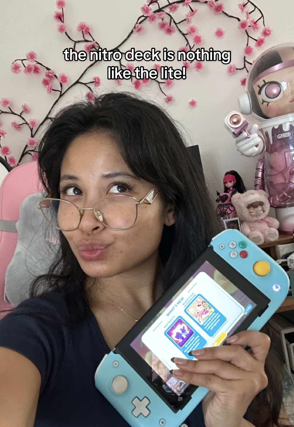 The nitro deck has not come off my switch since i put it on! And no it’s def different than the lite! #nitrodeck #switchaccessories #nintendoswitchaccessories #gamertiktok #hellokittyislandadventures 