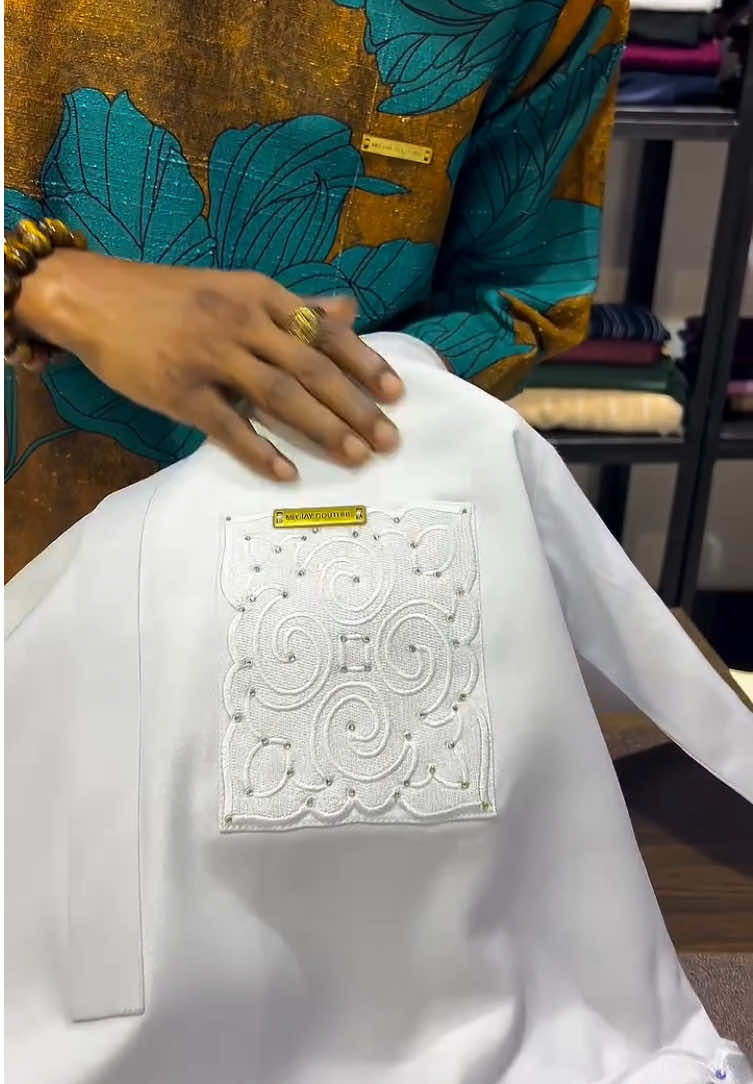 A WHITE Kaftan set(comes with a pair of matching pants) by MRJAY COUTURE. Available for preorder and immediate pick up (as long as your size is available)!! What you get: A Kaftan top A pair of Kaftan pants. Available on request: A cap(hat). TO PRE-ORDER, kindly visit our store at 3b, Prince Ibrahim Eletu Avenue, Canal West Residences, Osapa-London, Lekki, Lagos, or send a DM on WhatsApp +2348160868752. You can as well send a mail to info@mrjaycouture.com #mjc #mjctrads #kaftan #whitekaftan #mjcman              