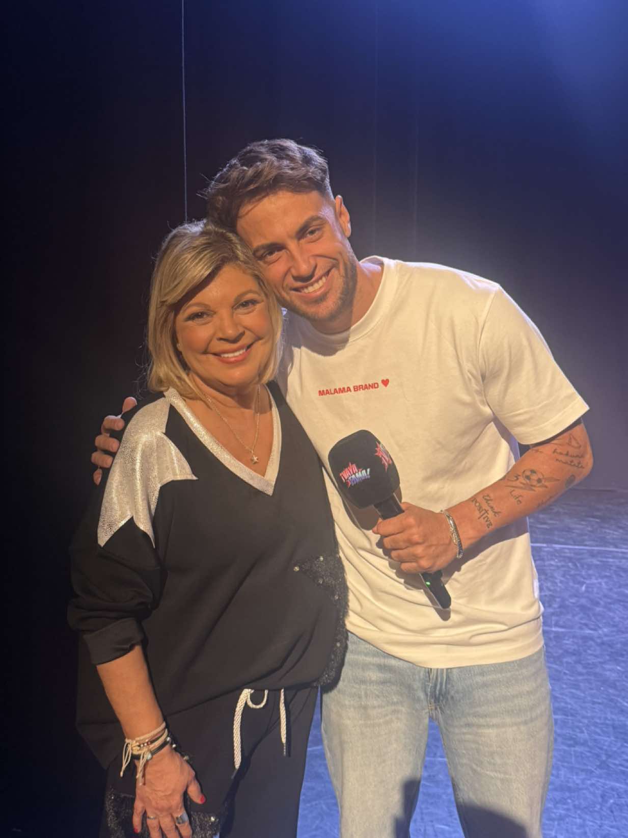 Así se termina una grabación con esta grande ✨ 🎶💃🏽  te quiero Teresa mía