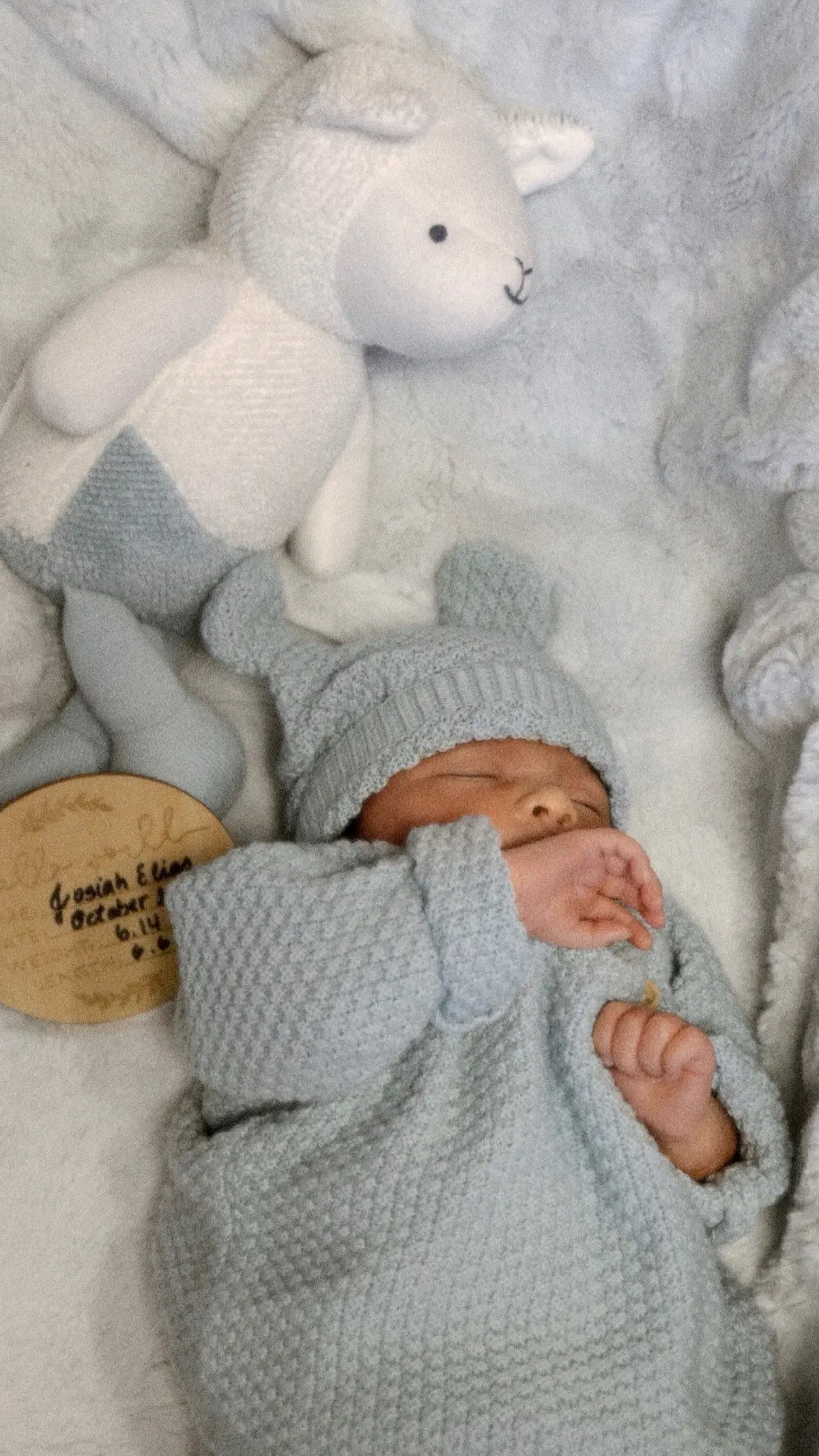 just when we thought our hearts couldn’t get fuller 🍼🐑 #babyboy #newborn #firsttimemom #momlife #fyp 