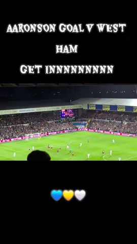 BRENDAN AARONSON GOAL V WEST HAM. COME ON LEEDS #lufc #leeds #footballtiktok #westham #fyp 