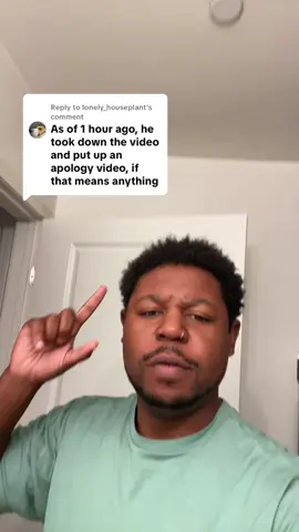 Replying to @lonely_houseplant I can always respect anyone who can admit fault! #hankgreen #camhayden 