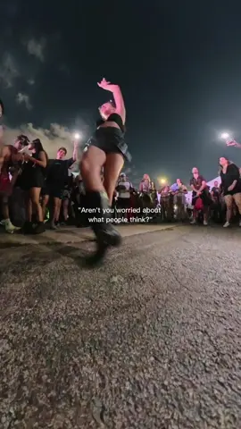 When someone asks me about dancing in public…