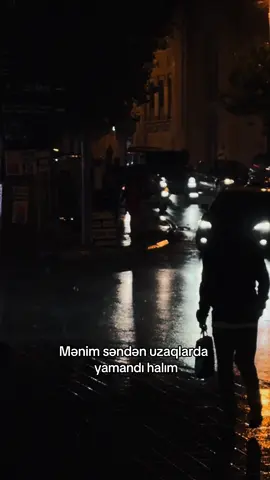 Hər küçə səndən bir xatirə daşıyır, mən isə hamısını susaraq keçirəm… 🌧 #keşfet #aesthetic #keşfetteyizzz #reels 