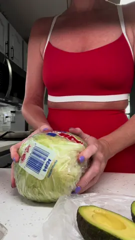 LETTUCE be friends 🤣🥬 This was an old video I found from earlier this year and forgot to post and ask y’all if this is the norm for you or not! 🤔🤪 #KitchenHacks #FoodTok #foodasmr #millenialmom #momover30 