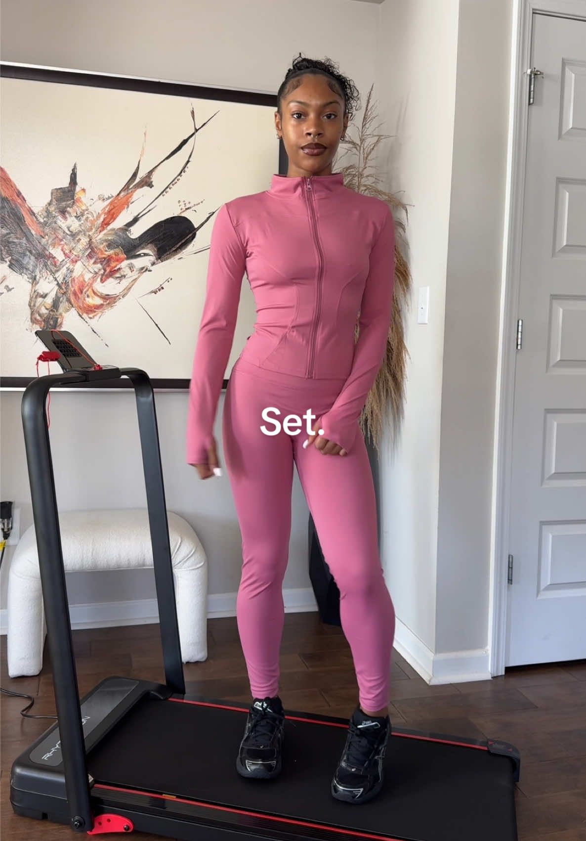 💗 #twopieceset #workoutset #tiktokshopcreatorpicks 