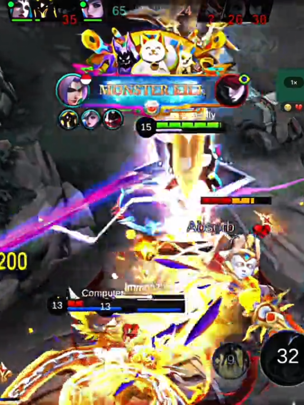 pov when ketika mk: bile aku seberuntung itu ye🥲#smooth #hd #mlbb #ling #fasthand