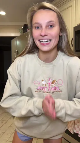 The best sweatshirt I own @brandoncloset 🤩✝️ #sweatshirt #christiangirl #jesuslovesyou #embroidered #christiantiktok 