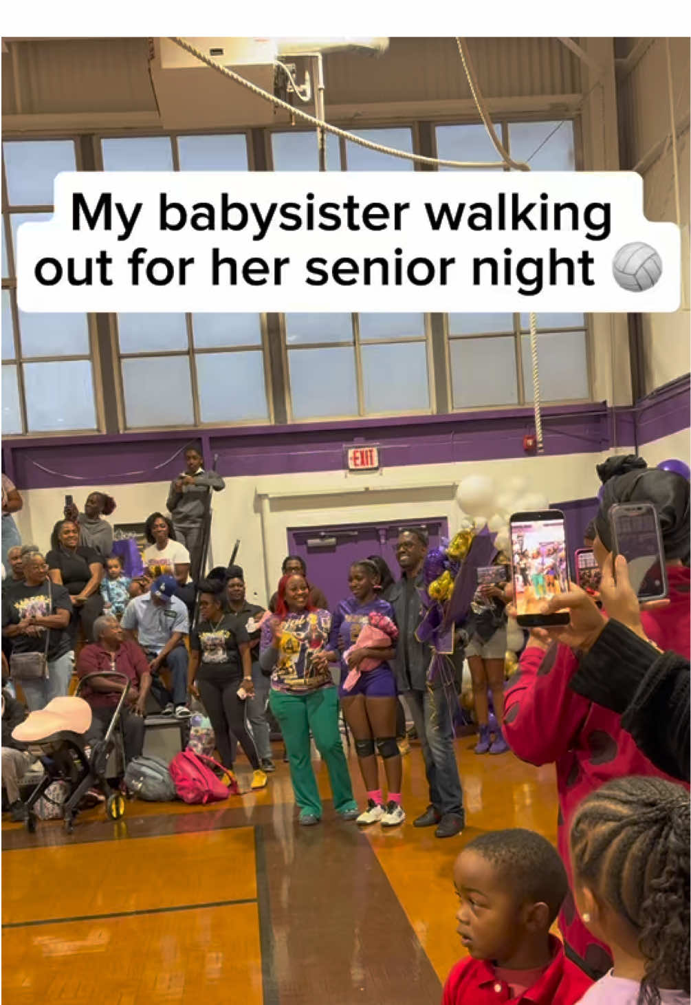 🥲 When you realize your babysister isn’t such a baby anymore 😭 senior night was EPIC 🔥🔥🔥🏐 #explore #neworleans #relatable #fyp #Foodie @s.sejall. 💘 