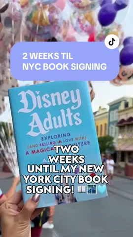 We are only ‼️TWO WEEKS AWAY‼️ from my New York City BOOK SINGING!📚✨ So many of you have been hoping I’d come to NYC, and I’m SO EXCITED that it’s happening! 🌃🗽🍎 Come hang out with me at Barnes & Noble on 5th Avenue in New York City on Friday, November 7th at 12 PM. ⏰ I’d LOVE to meet you, sign your copy of Disney Adults, and of course, chat about all things Disney. 🏰💫 #disneyadults #newyorkcity #disneybook #disneyworld #BookTok 