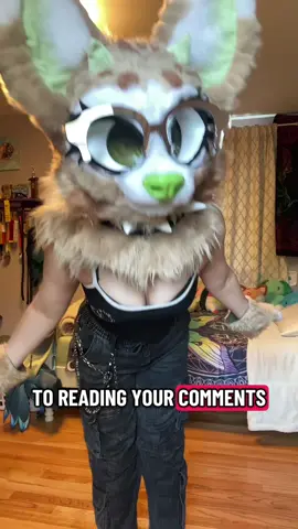 PART TWO OF READING YOUR COMMENTS!! A lot of the worst ones got lost with my old insta account, so these are all recent lol.  💚 💚 💚 💚 💚 💚 💚 #furrytiktok #furryfyp #readingyourcomments #furrymemes #fyp 