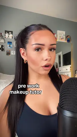 grwm for work!!🙈 (the pepperoni thing is one of my deepest darkest secrets btw) #asmr #makeup #tutorial #girl #fyppppppppppppppppppppppp 