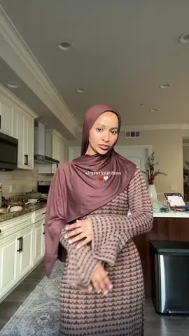 Knit maxi dress is perfect for the cold 🤍🧸