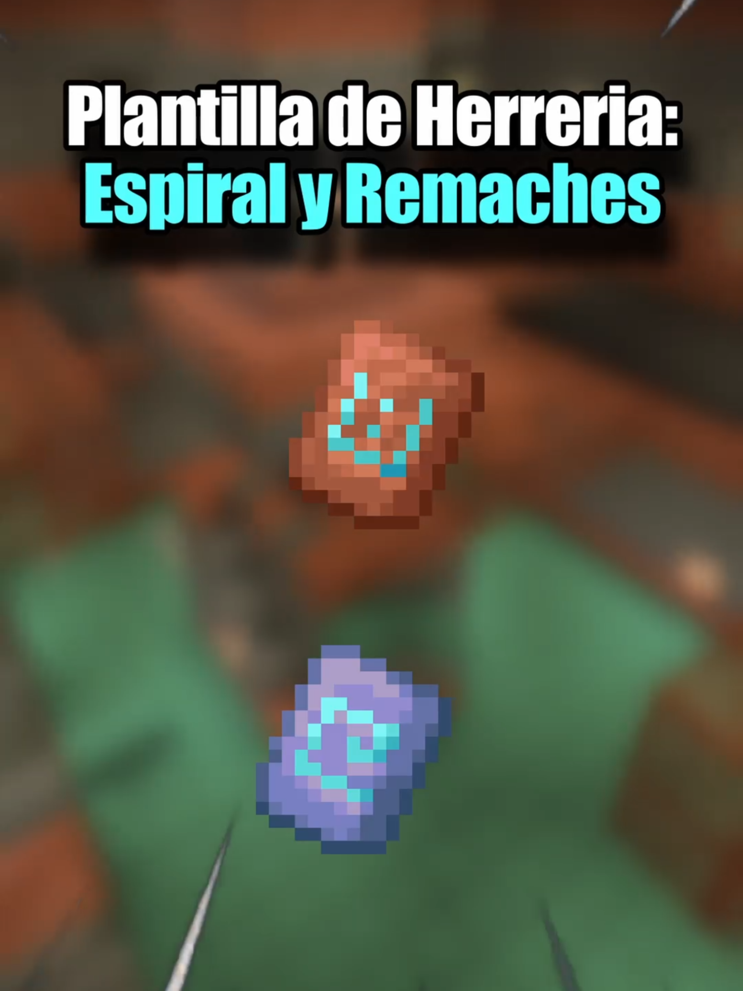 Cómo Conseguir las Plantillas de Herrería ESPIRAL y REMACHES en Minecraft | ESTRUCTURAS y DESAFÍOS ##Minecraft #ancientcity #tipsminecraft #trialchamber