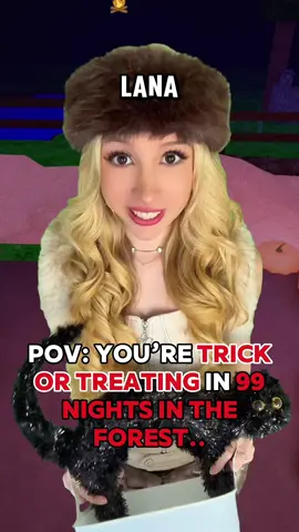 Do you like TRICK OR TREATING in 99 NIGHTS IN THE FOREST on ROBLOX?! 🙏🏼🎃🐈‍⬛