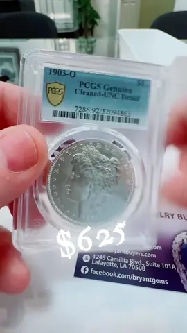 1903-O Morgan silver dollar uncirculated #morgansilversdollar #silverdollar #coincollecting #numismatic #pcgs 