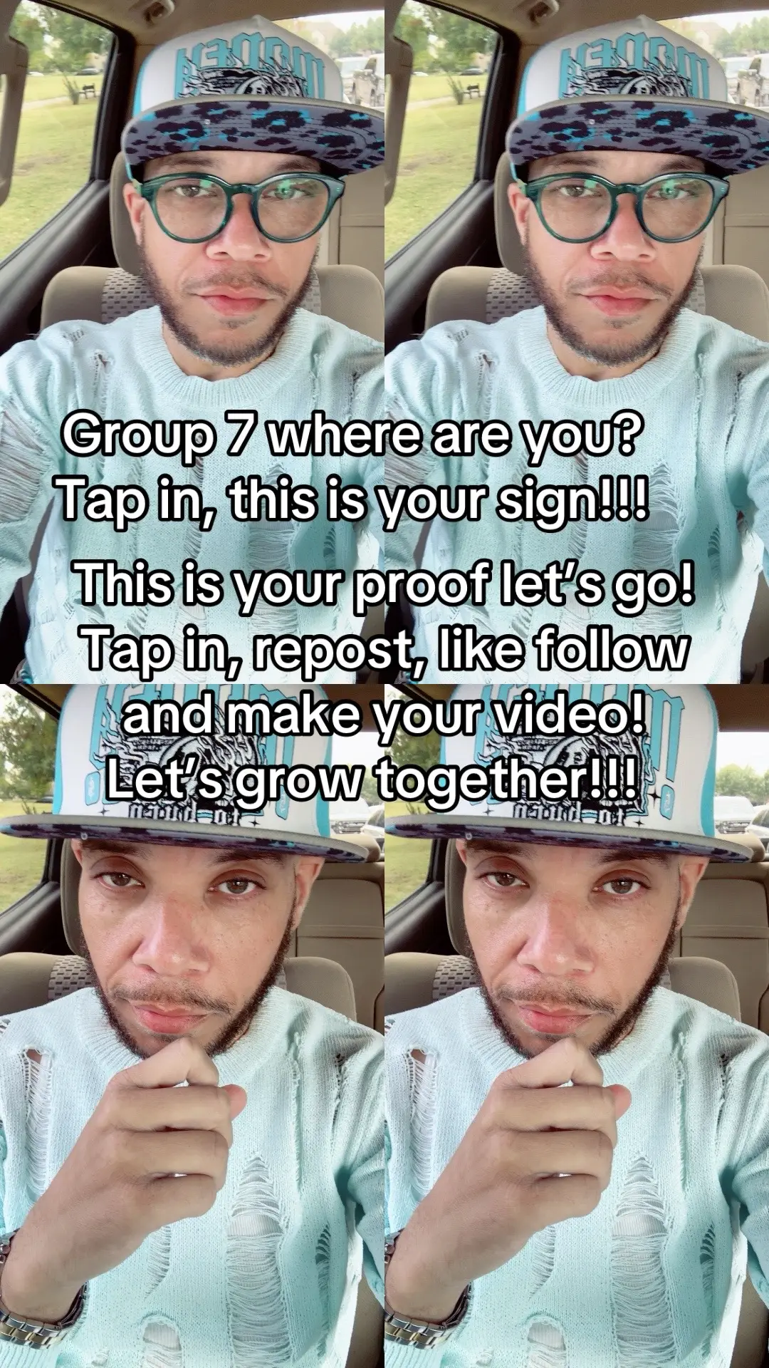 This is your proof let’s go! Tap in, repost, like follow and make your video! Let’s grow together!!!  