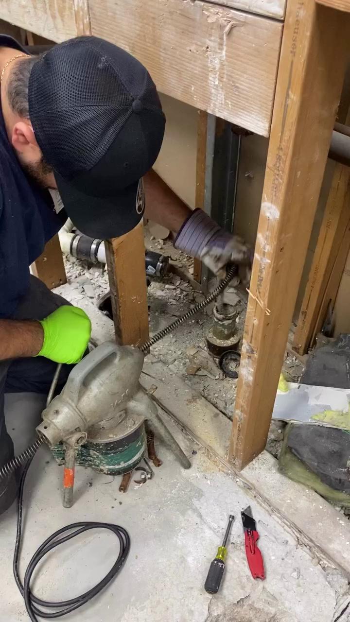 You don't need to wait for a hero when the K-50 is on your truck. 🦸 @njplumber made short work of this urinal drain blockage. With the capability to run three different sized cables, this is the ideal all-around drain cleaning tool you're going to want in your collection. #RIDGID #DrainCleaner #RIDGIDTools #DrainBlockage