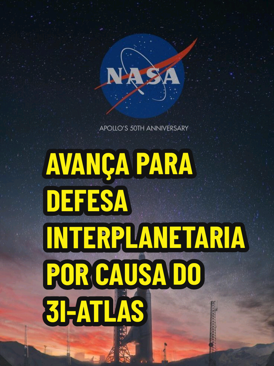 🚀🛰 A NASA acionou o Sistema de Defesa Planetária para protejer a Terra do 3i atlas? #3iatlas #astronomia #sergiosacani #curiosidades #nasa 