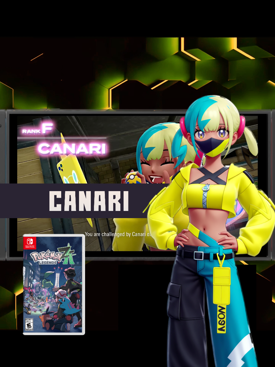 Canari Battle | Pokémon Legends ZA #pokemontiktok #nintendo #videogames #gameplay #fyp Lumiose City Kalos Region Z-A Royale Switch 2