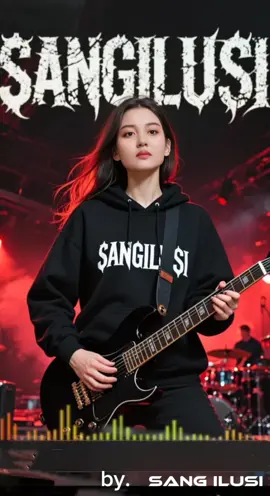 🤟“ILUSI” dengan genre Rock Metal — nuansa gelap, penuh tenaga, dan makna tentang manusia yang terperangkap dalam kebohongan ilusi #musik #sangilusi
