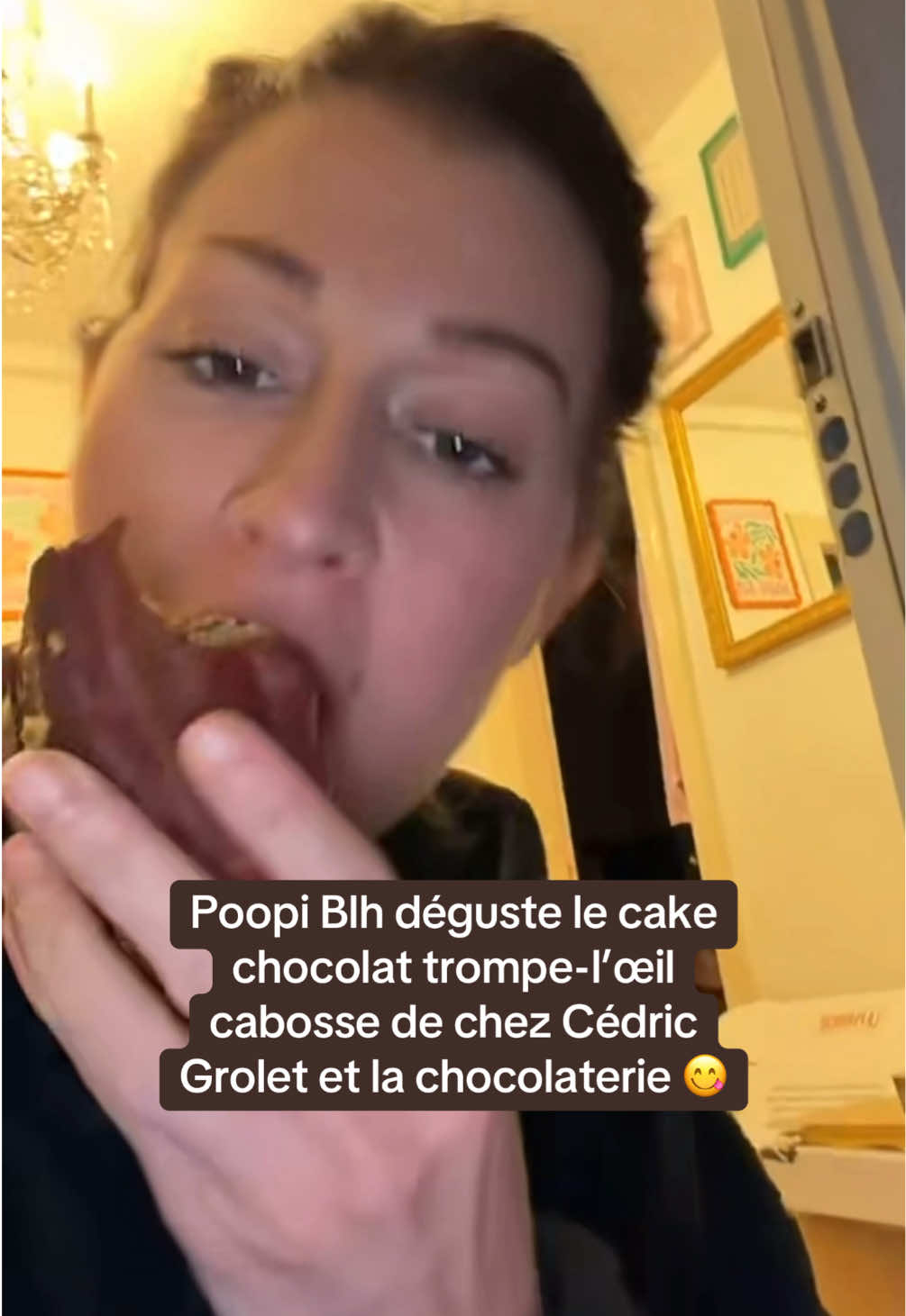 Dégustation cake trompe-l’œil cabosse de chez Cédric Grolet et la chocolaterie 🤤 👻 pblh21 #degustation #cake #poopi #poopiblh #poopiblhedit 