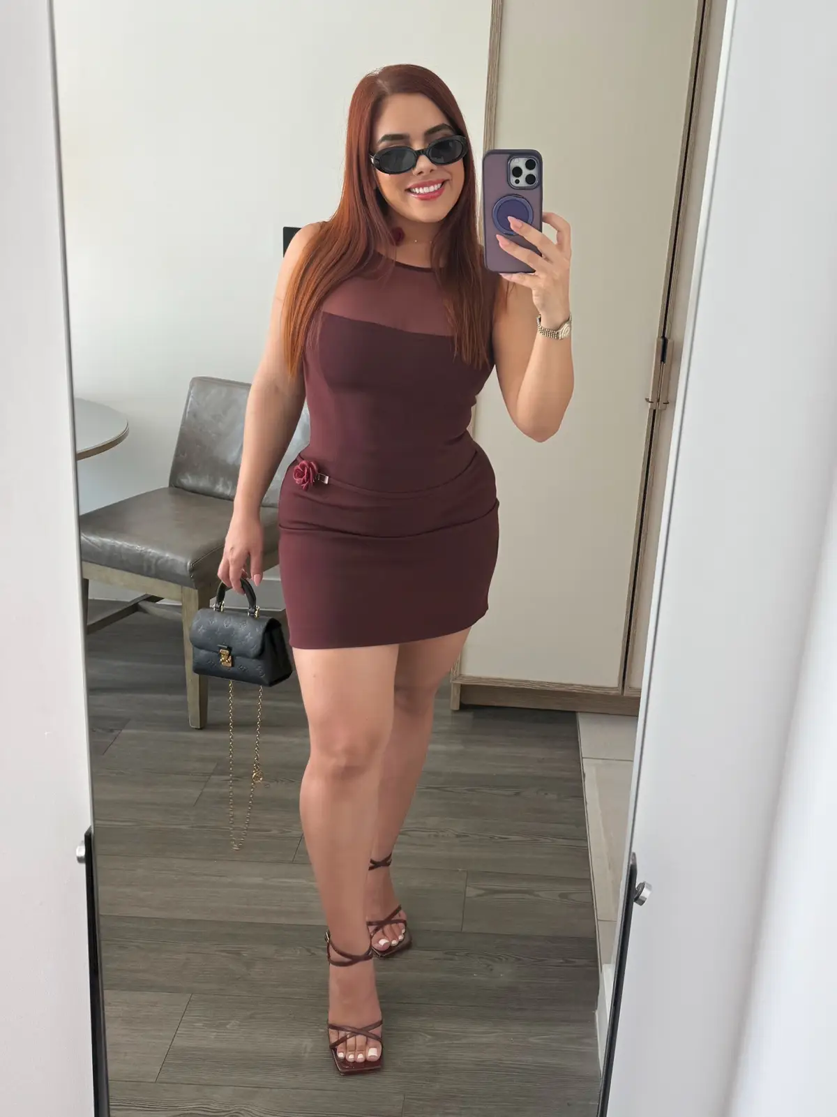 Outfit of the day at eXpCon @eXp Realty  Outfit: @Meshki  ⌚️: @ROLEX  👛: @Louis Vuitton 