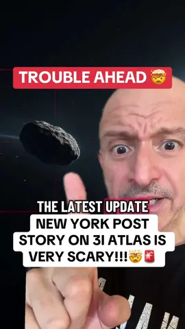 New York Poost update on 3I Atlas is very scary!!!🤯🚨 #3iatlas #mothership #comet #ufo #aliens 