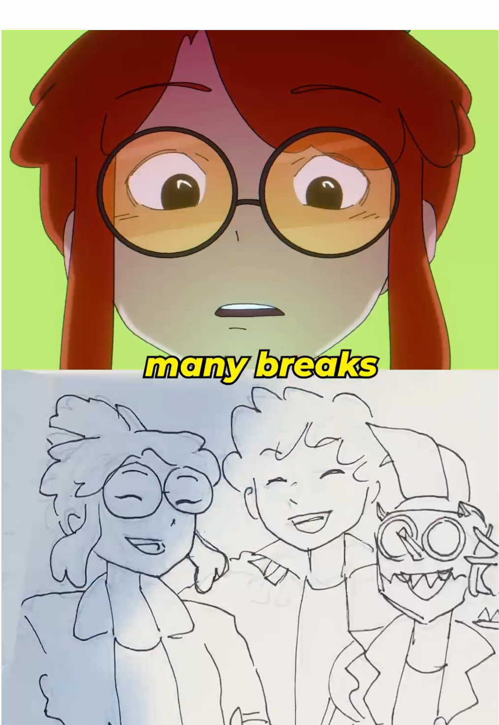 Interview with the one and only @xray.alpha.charlie who animated our latest music video! Watch till the end to see the result of the flip book animation she’s drawing 👀 #animation #2danimation #animatorsoftiktok #musicvideo #OCs 