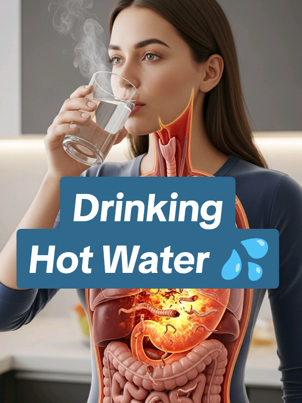 Drinking hot water 💦 #hotwater #drinkwater #fyp #nutrition #healthcare 