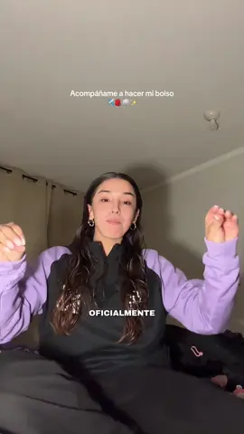 Mi mochila es la más apañadora sip🎒🤍✨ #chile #parati