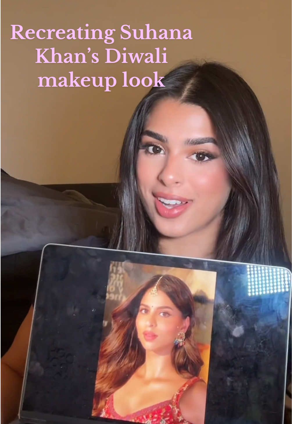 Replying to @gülocan78  Products:  @Sculpted by Aimee UK primer @elfcosmetics halo glow  @milktouch US cushion foundation (26N)  @hudabeautyshop colour corrector  @🇬🇧MADEBYMITCHELL🇬🇧 curve case  @NARS Cosmetics concealer (macadamia) and bronzer  @EYLURE LONDON brows  @Rare Beauty brow gel  @Hourglass Cosmetics concealer (fawn)  @ILIA Beauty eyeshadow palette  @MaybellineUK master ink liquid liner  @L'Oréal Paris UK gel eyeliner, blush and panorama mascara  @Charlotte Tilbury highlighter (spotlight) @maccosmetics lip liner spice  @Ogee Luxury Organics lip crayon #makeup #beauty #mac #Diwali #recreation  