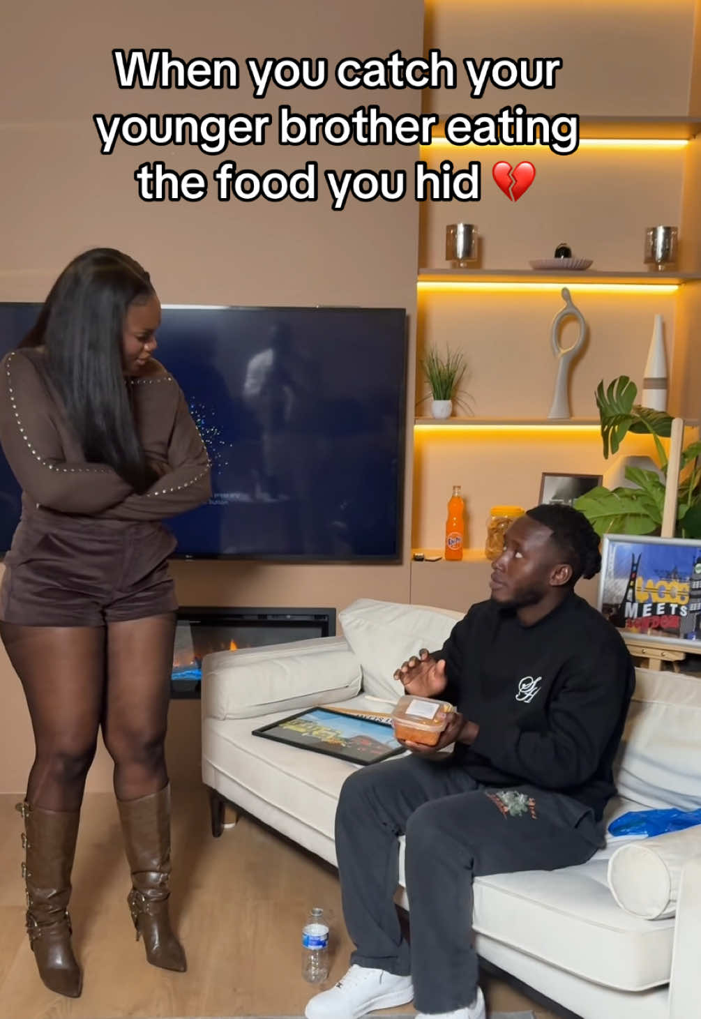 We all have annoying brothers !!!!!!!  EP of Lagos Meets London with our family from “THE 6” @adaohh out soon 🇨🇦  🇳🇬 🇬🇧  #sibling #africanfamily #uktiktok #funny #brother 