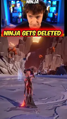 Ninja Gets Deleted ❤️ #ninja #fyp  #duetnightabyss #duetnightabysschallenge #duetnightabysslaunch 